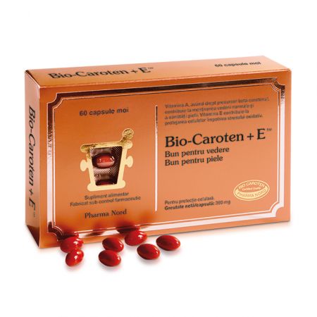 Bio-Caroten + E, 60 capsule - Pharma Nord