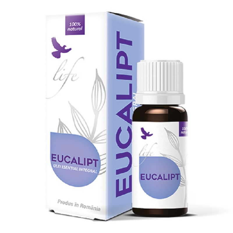 Ulei integral de Eucalipt Life, 10 ml, Bionovativ