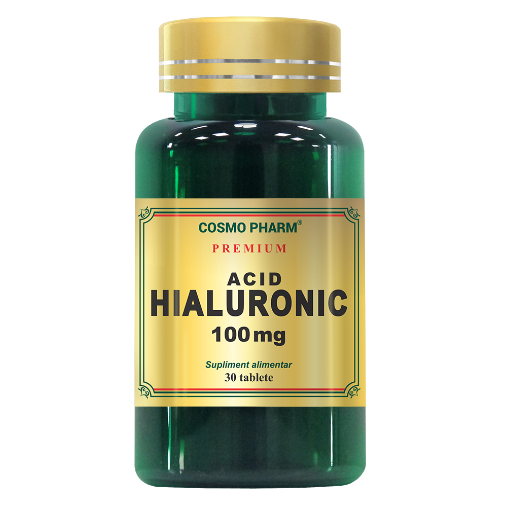 Acid Hialuronic, 100 mg, 30 tablete, Cosmopharm