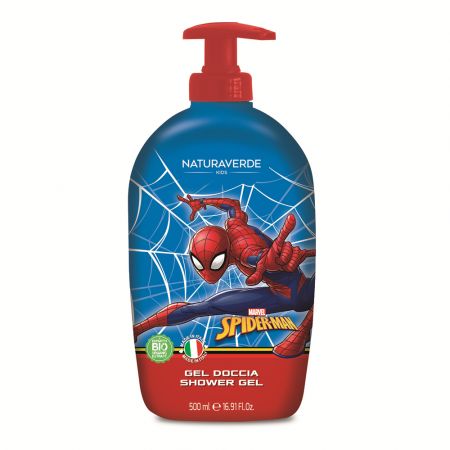 Gel de dus cu ovaz Spiderman, 500 ml - Naturaverde