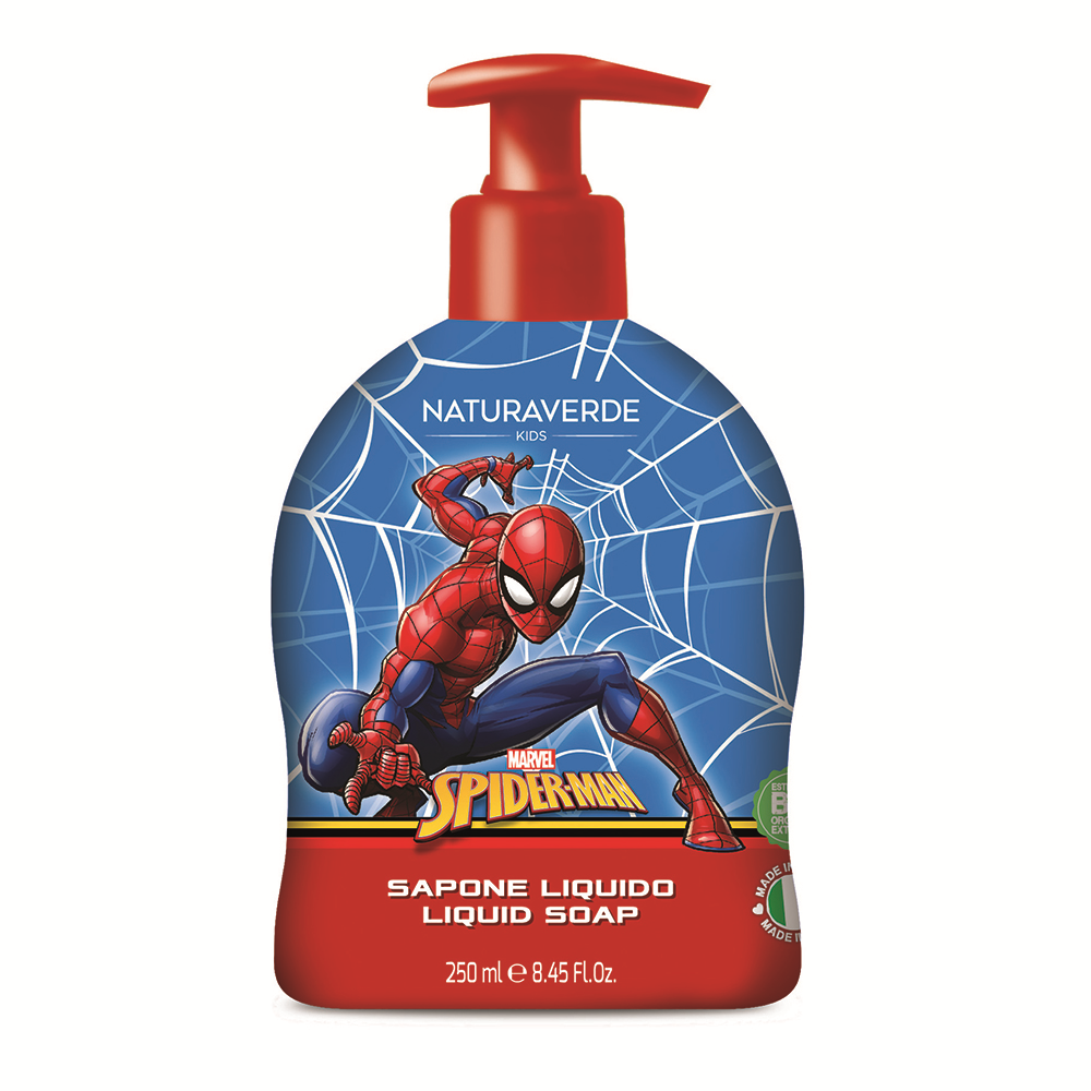 Sapun lichid cu ovaz Spiderman, 250 ml, Naturaverde