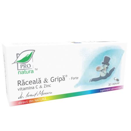 Raceala & Gripa Forte, 30 capsule - Pro Natura