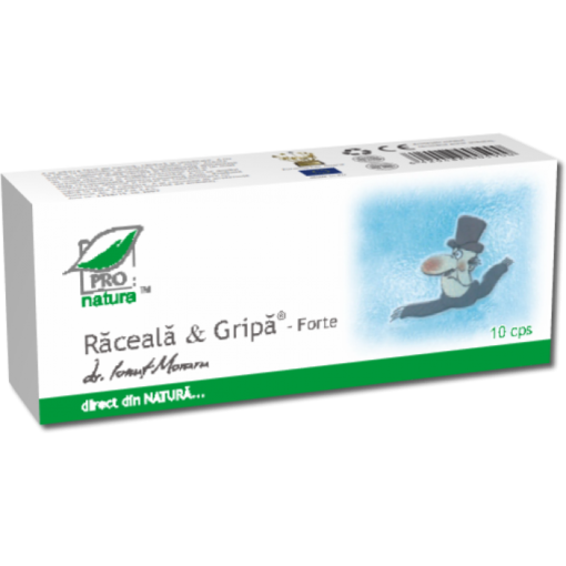 Raceala & Gripa Forte, 30 capsule, Pro Natura