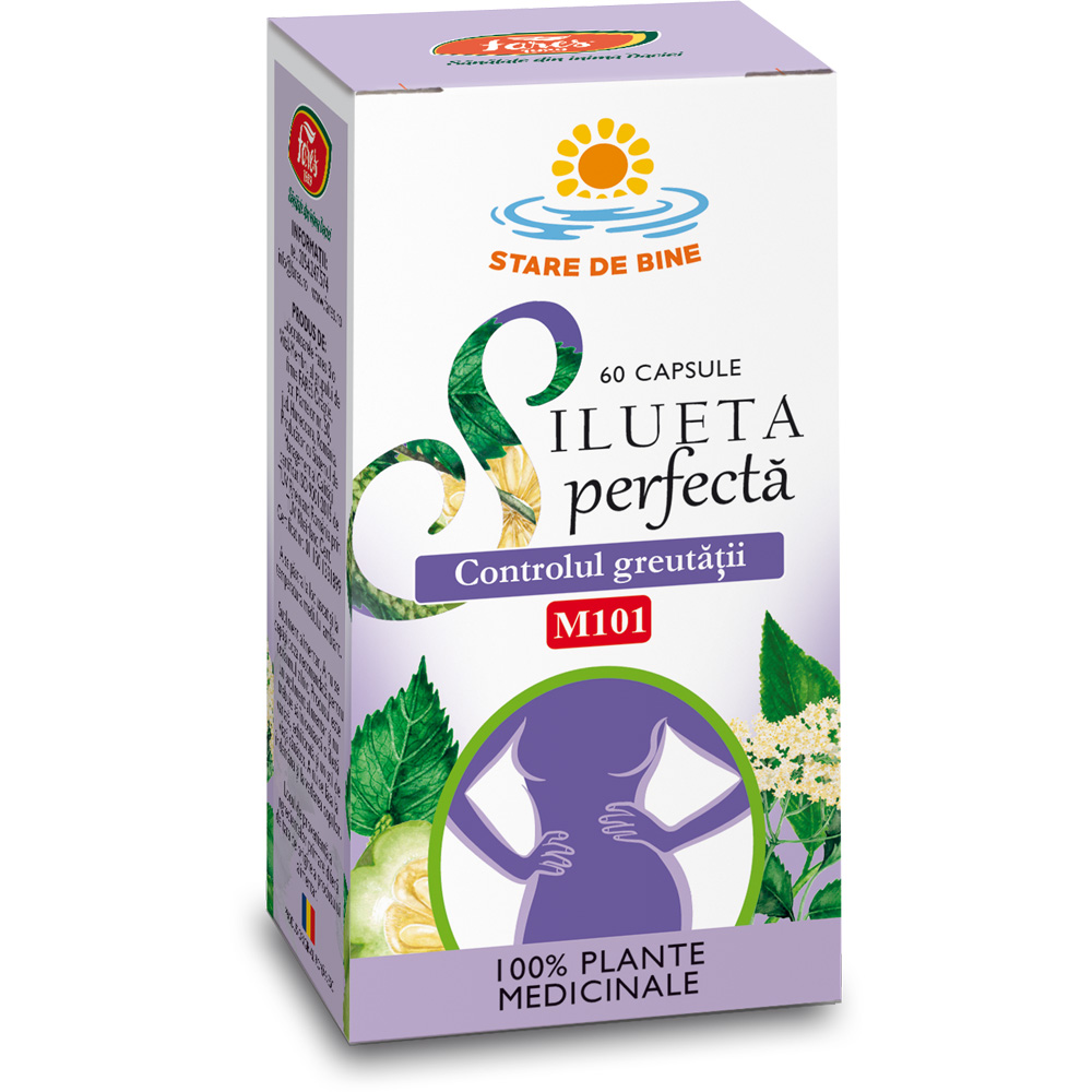 Silueta Perfecta controlul greutatii, M101, 60 capsule, Fares