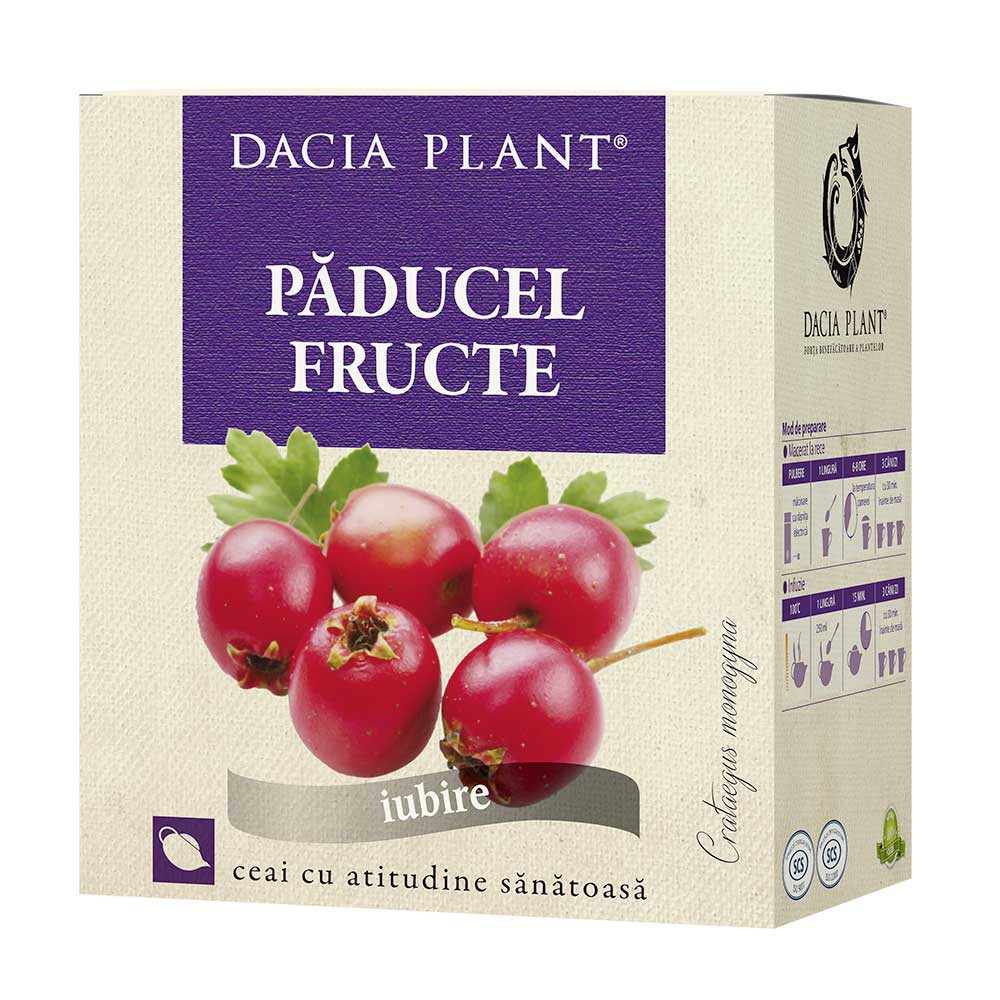 Ceai de Paducel fructe, 50g, Dacia Plant