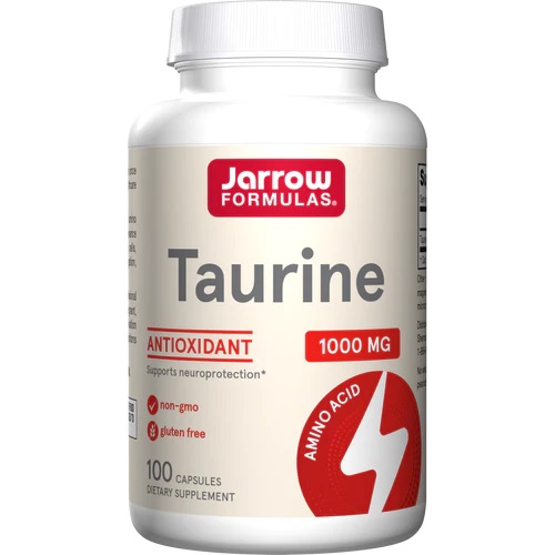 Taurine 1000 mg, Antioxidant Amino Acid Jarrow Formulas, 100 capsule, Secom