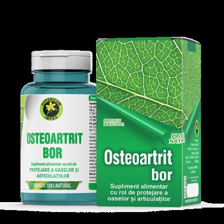 Osteoartrit Bor, 60 capsule - Hypericum