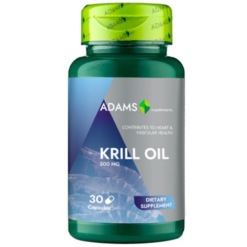 Krill Oil, 500 mg, 30 capsule, Adams Vision