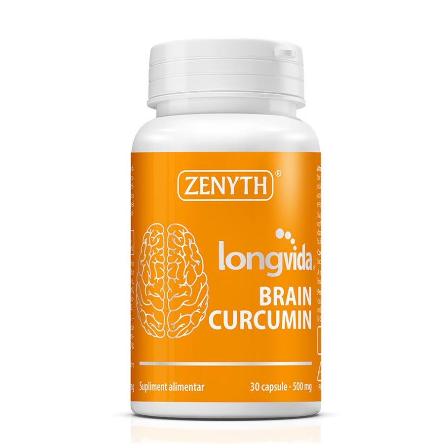 Longvida Brain Curcumin, 500 mg, 30 capsule, Zenyth