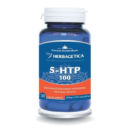 5 HTP 100 Zen Forte, 30 capsule - Herbagetica
