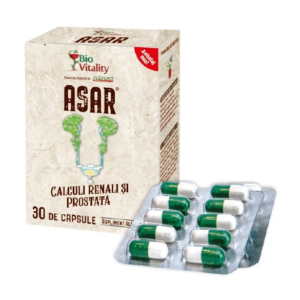 Asar, 30 capsule, Bio Vitality