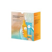 Pachet Bioderma Spray cu SPF 50+ Photoderm MAX, 200 ml +  Lotiune reparatoare dupa plaja Photoderm, 200 ml, Bioderma