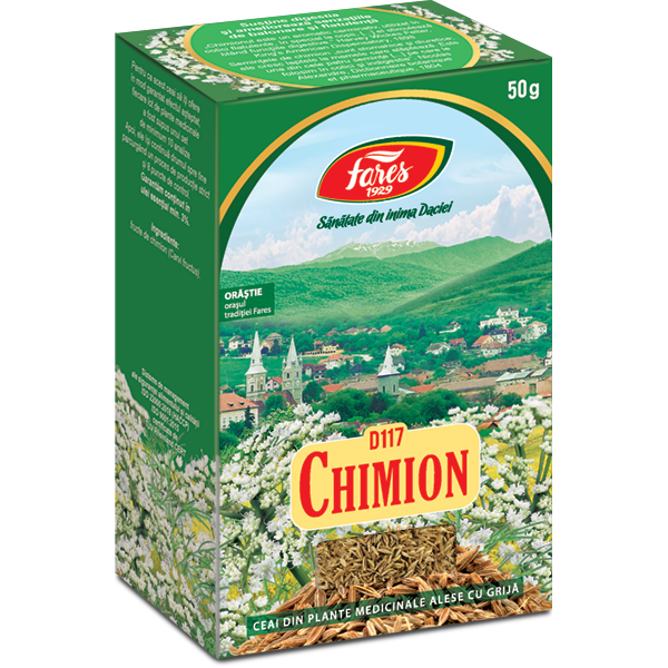 Ceai Chimion fructe, D117, 50 g, Fares