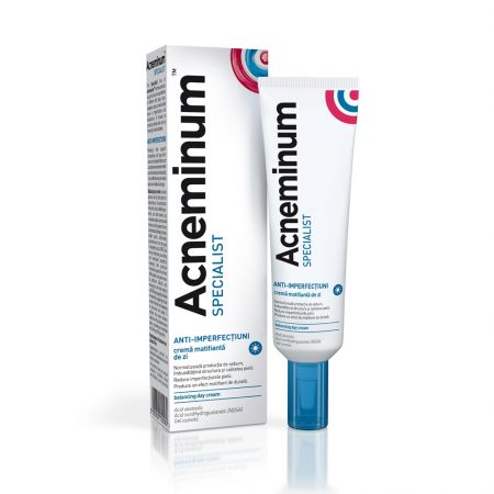Acneminum Specialist crema matifianta de zi, 30 ml, Aflofarm