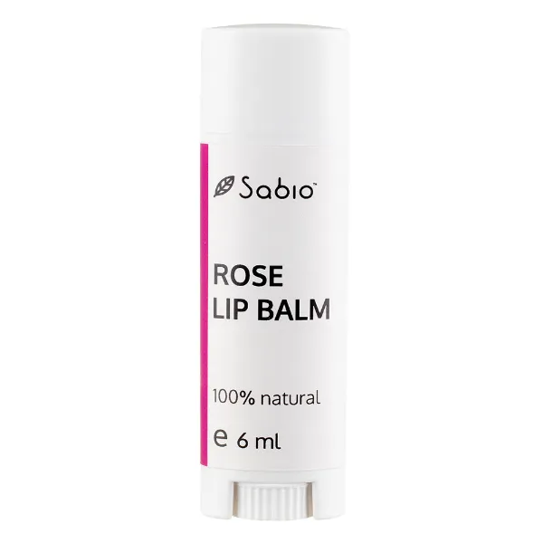 Balsam de buze Rose, 6 ml, Sabio 