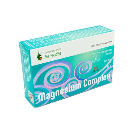 Magnesium Complex, 30 comprimate - Remedia
