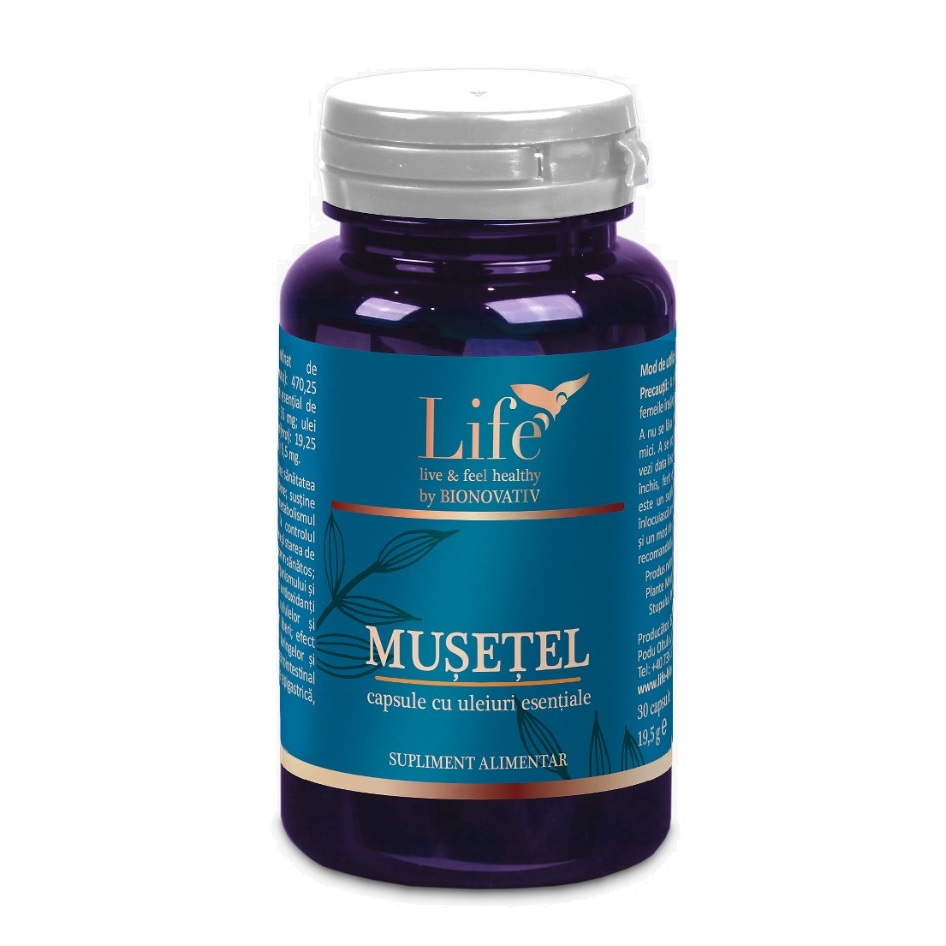 Musetel, 30 capsule, Bionovativ