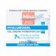 Gel-crema hidratanta cu acid hialuronic pentru piele normal-uscata Hyalurogel, Light, 50 ml, Mixa 539172