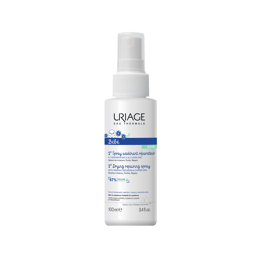 Spray anti-iritatii CU + ZN 1er Bebe, 100 ml, Uriage