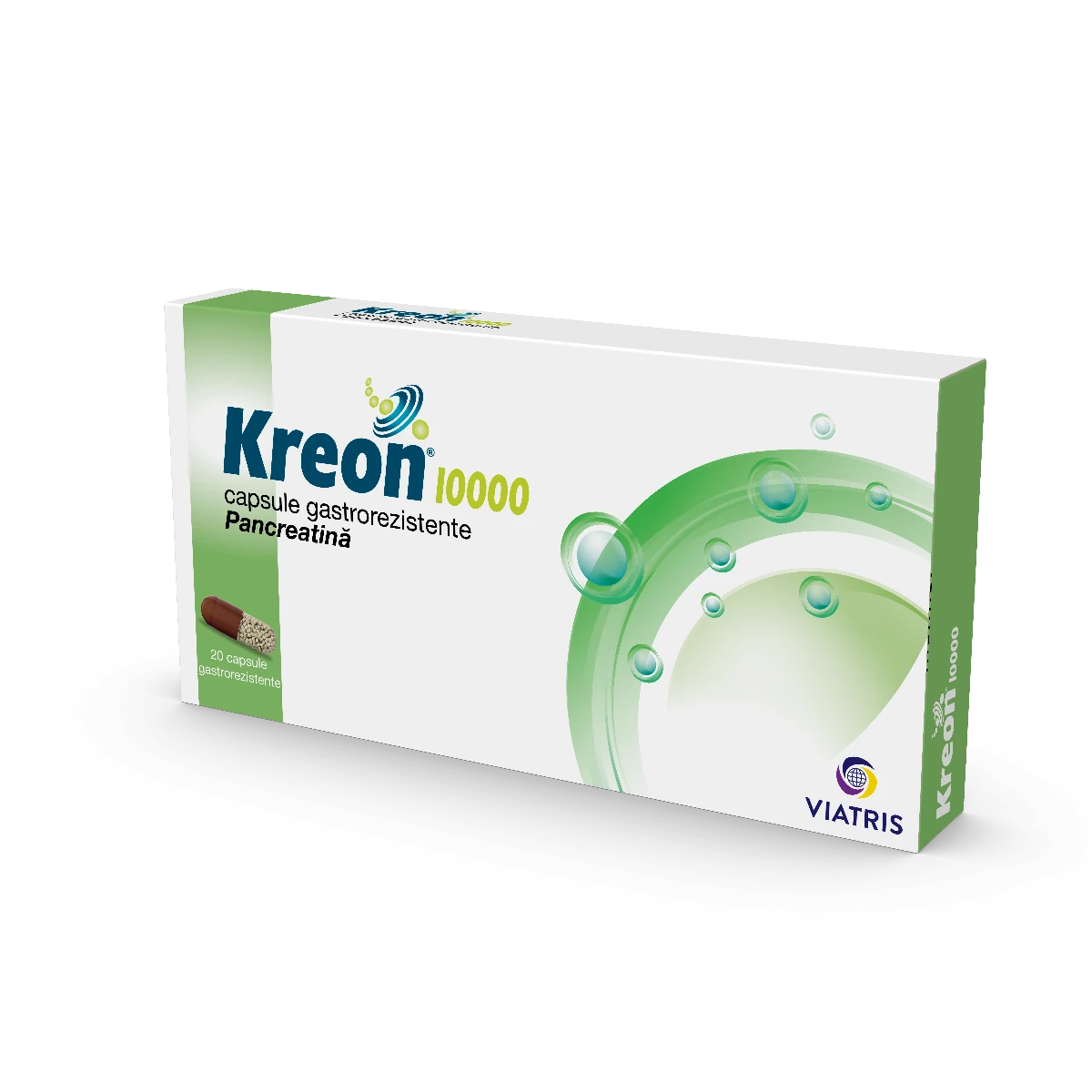 Kreon, 10000, 20 capsule gastrorezistente, Viatris