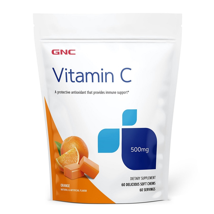 Vitamina C 500 Mg Masticabila 415992, 60 Caramele, GNC
