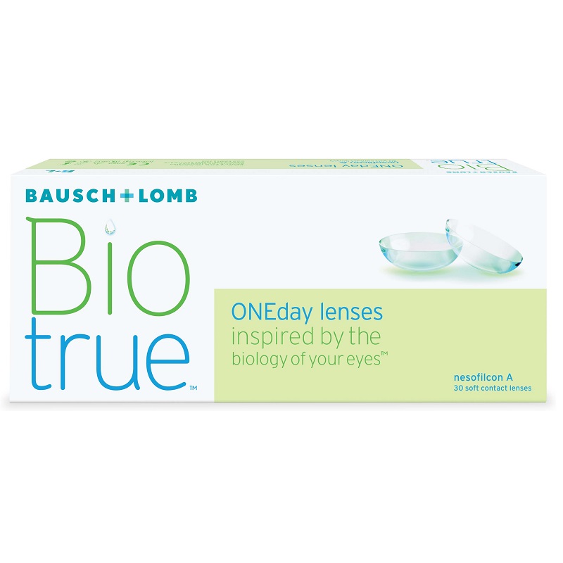 Lentile de contact Biotrue OneDay, -5.00, 30 bucati, Bausch Lomb