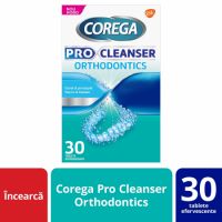 Tablete efervescente pentru curatarea dispozitivelor orale Corega, 30 tablete, Gsk