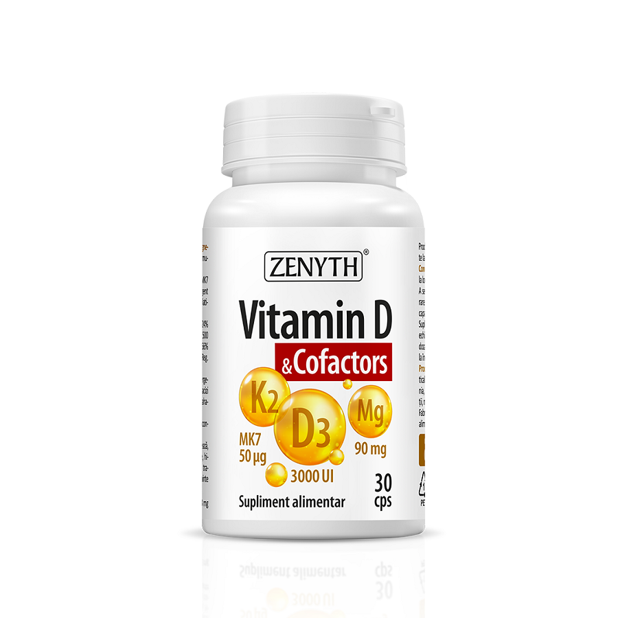 Vitamina D & Cofactors, 30 capsule, Zenith