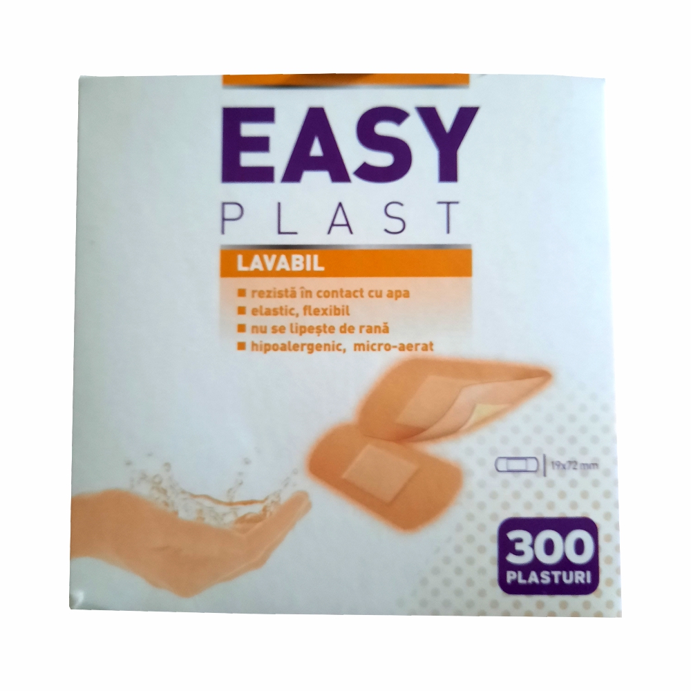 Plasturi lavabili, 300 bucati, Easy Plast