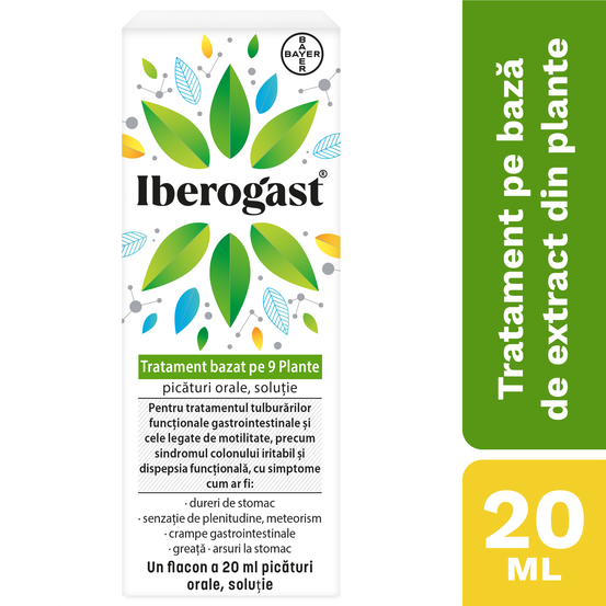 Iberogast picaturi orale, 20 ml, Bayer