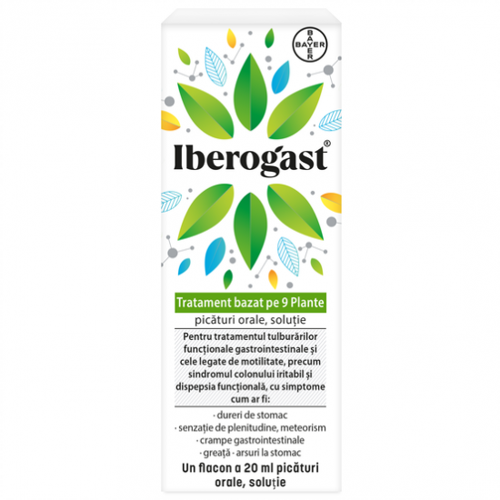 Iberogast picaturi orale, 20 ml, Bayer