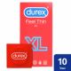 Prezervative Feel Thin XL, 10 bucati, Durex 518288