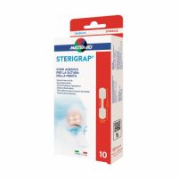 Plasture pentru suturarea ranii Sterigrap Master-Aid, 32 x 8 mm, 10 bucati, Pietrasanta Pharma