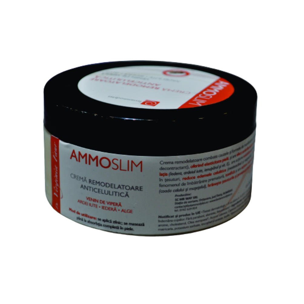 Crema remodelatoare anticelulitica cu venin de vipera Ammoslim, 300 ml, MB WAY