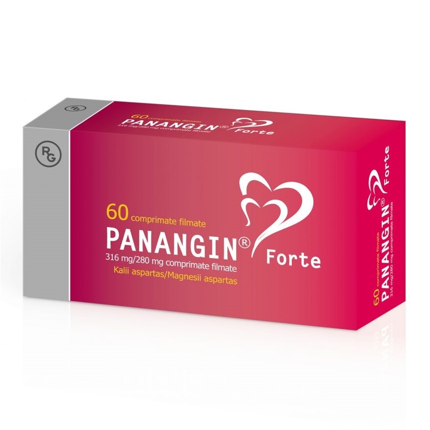 Panangin Forte, 316 mg/280 mg, 60 comprimate filmate, Gedeon Richter