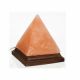 Lampa de sare Himalaya piramida pe suport de lemn, Pronat 511706