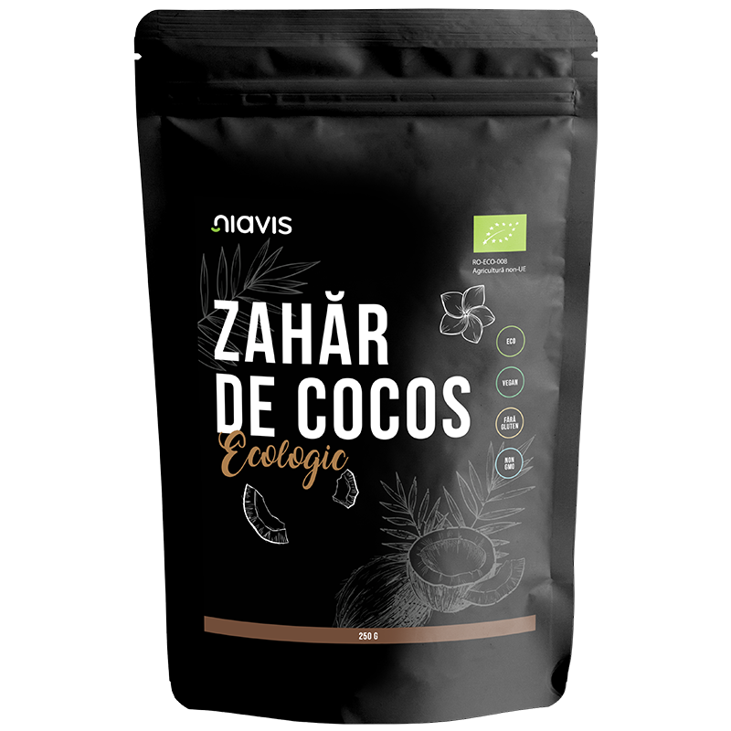 Zahar bio de cococs, 250 g, Niavis
