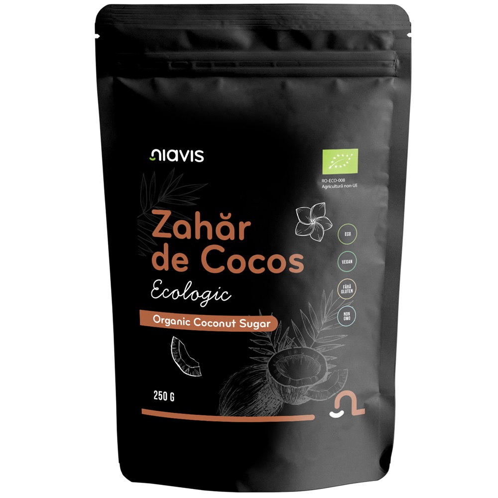 Zahar bio de cococs, 250 g, Niavis