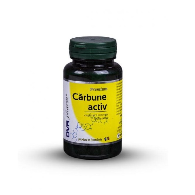 Carbune activ, 60 capsule, Dvr Pharm 