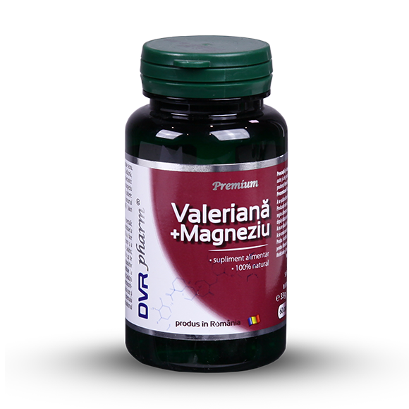  Vaeriana + Magneziu, 60 capsule, Dvr Pharm 