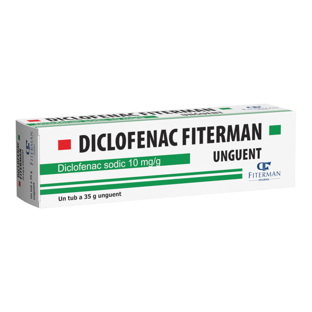 Diclofenac unguent, 10 mg/g, 35 g, Fiterman