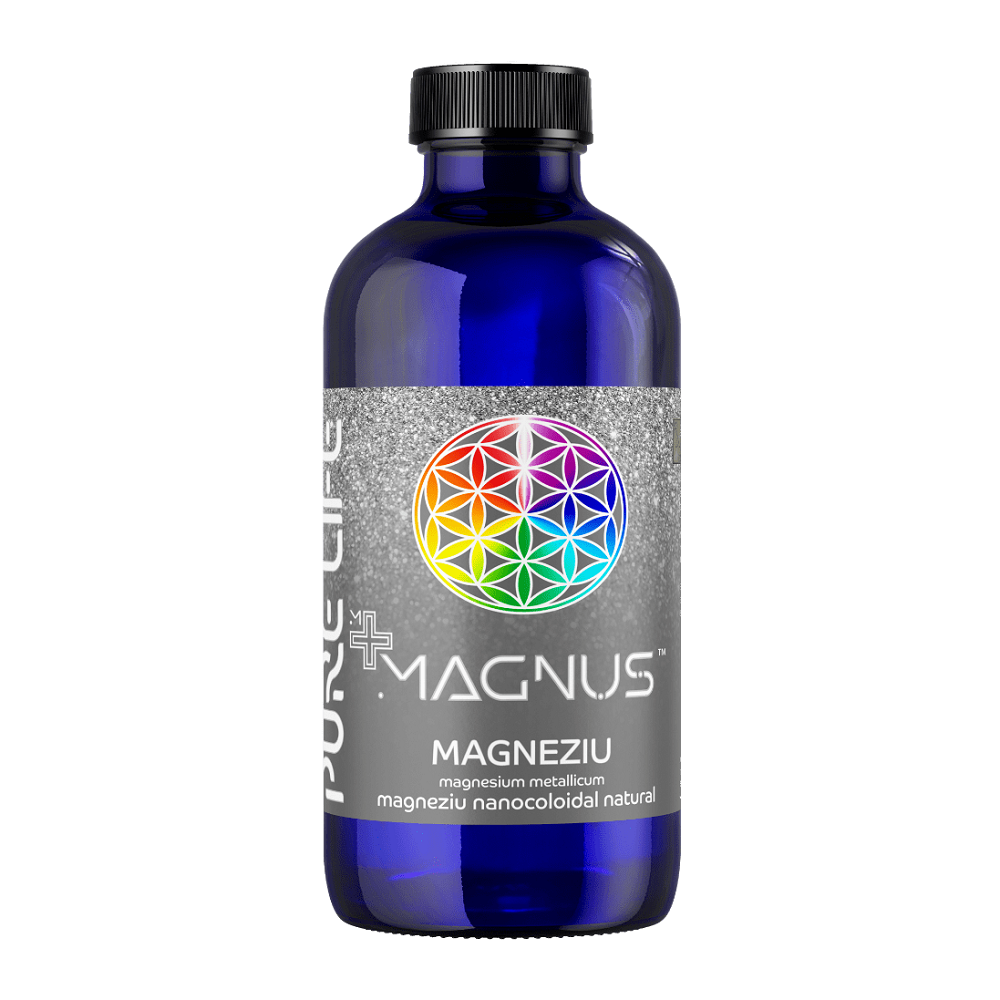 Magneziu nanocoloidal Minerals+ Magnus, 240 ml, Pure Life