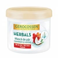 Masca de par reparatoare nutritiva Herbals, 450 ml, Gerocossen