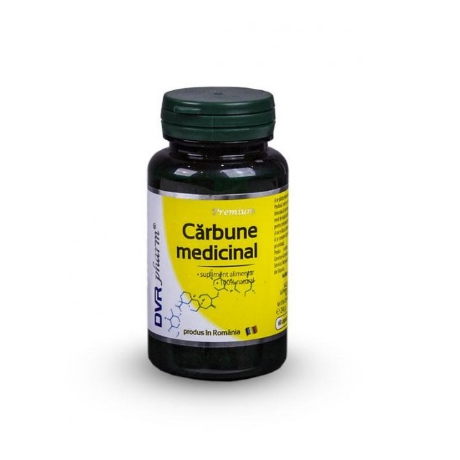 Carbune medicinal, 60 capsule, Dvr Pharm 