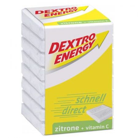 Tablete dextroza Cuburi Lamaie + Vitamia C, 46g - Dextro Energy