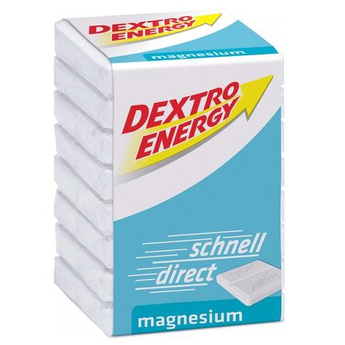 Tablete dextroza Cuburi Magneziu, 46g, Dextro Energy