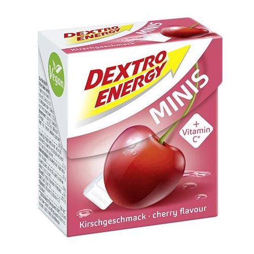 Tablete dextroza Minis cirese, 50g, Dextro Energy