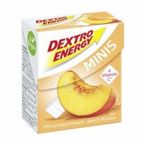 Tablete dextroza Minis piersica, 50g, Dextro Energy