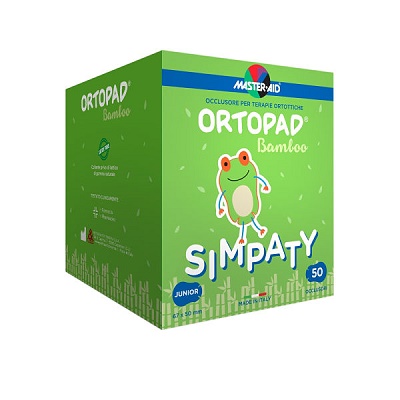 Ocluzor copii ORTOPAD Simpaty Junior Master-Aid, 67x50 mm, 50 buc, Pietrasanta Pharma 