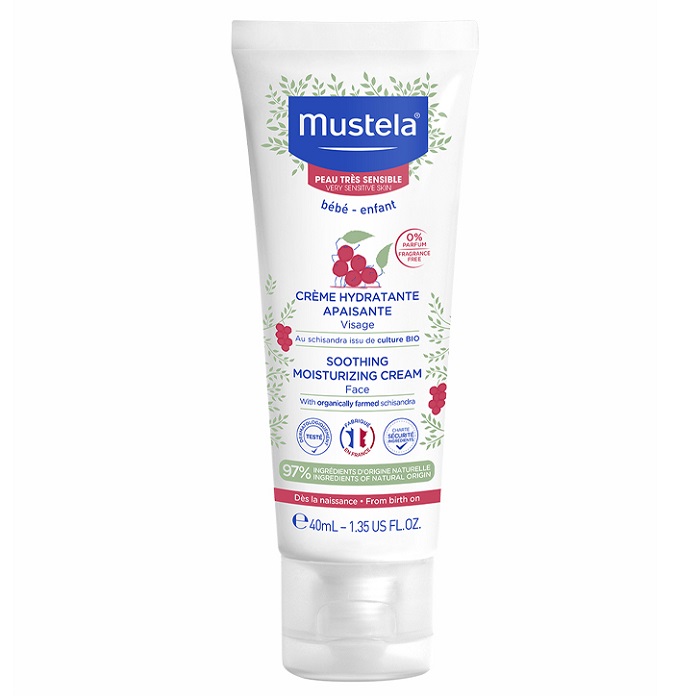 Crema hidratanta calmanta pentru piele sensibila, 40 ml, Mustela